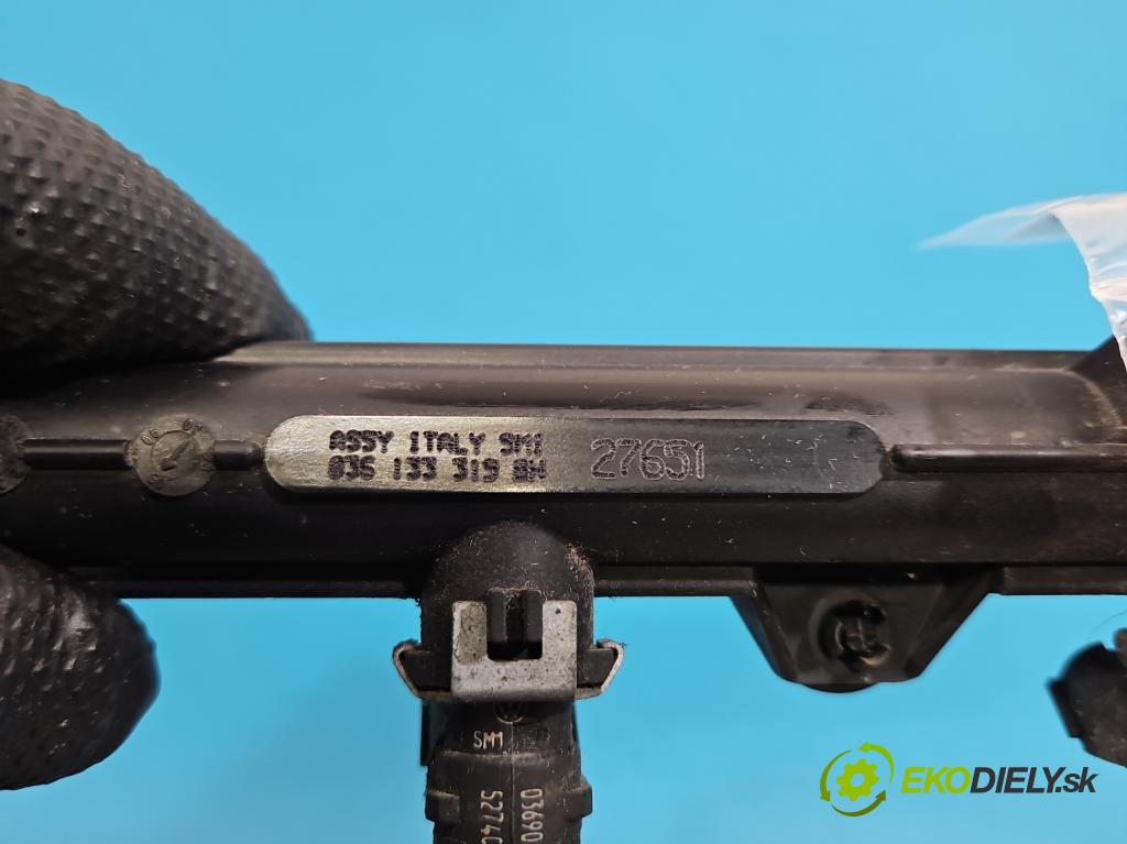 Skoda Fabia I 1999-2007 1.4 16V 75 hp manual 55 kW 1390 cm3 5- vstřikovač 036906031AB (Vstřikovač paliva)