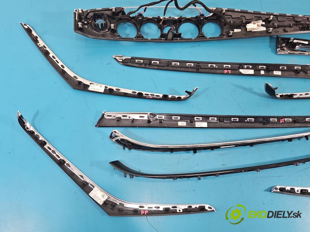 Mercedes S W222 2013-2020 3.0 cdi (656929) 340KM: automatic 250 kW 2925 cm3 4- lišta ozdobná vnitŕní: A2227303105