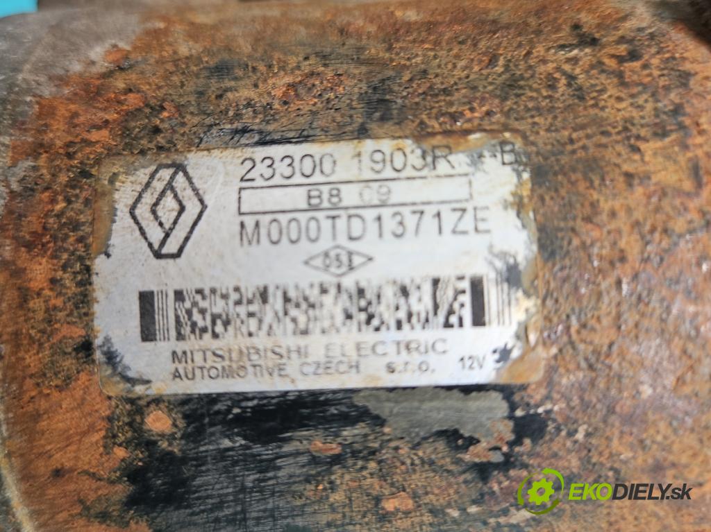 Dacia Dokker 2012- 1.6 16V 102 HP manual 75 kW 1598 cm3 5- štartér M000TD1371ZE (Štartér)