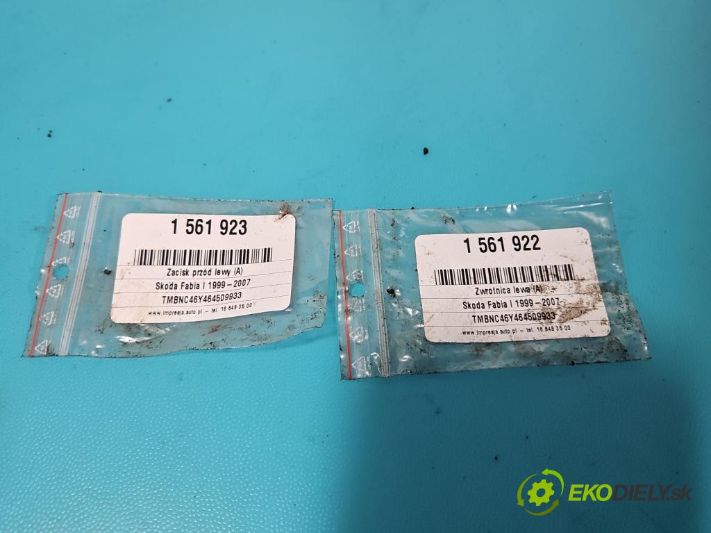 Skoda Fabia I 1999-2007 1.4 16V 75 HP manual 55 kW 1390 cm3 5- brzdič predné ľavý  (Kľučka dverí ostatné)