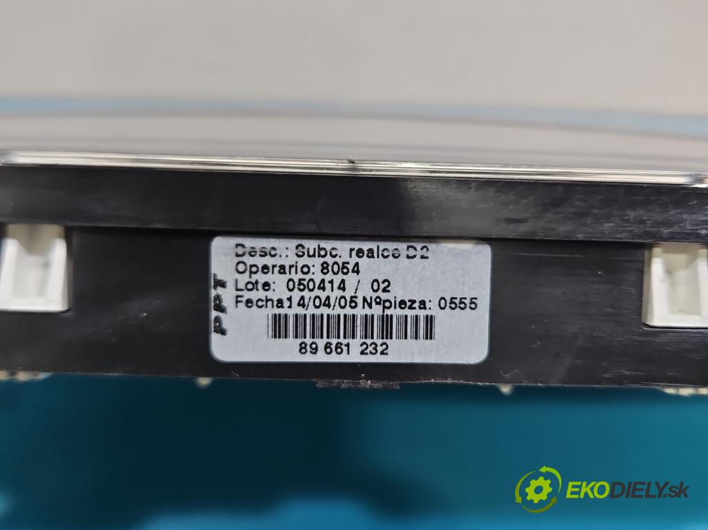 Peugeot 407 2.0 hdi 136hp manual 100 kW 1997 cm3 5- Přístrojová deska 9658138580 (Přístrojová deska)