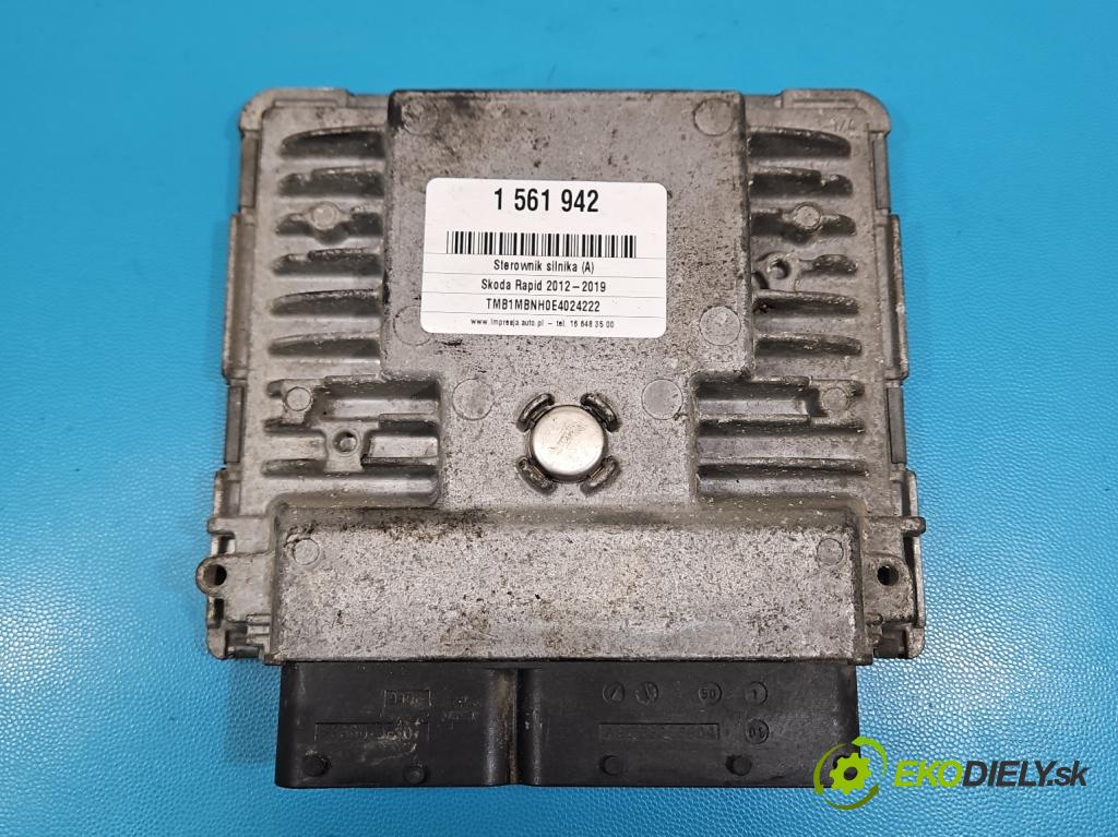 Skoda Rapid 2012-2019 1.2 TSI CBZA 86 hp manual 63 kW 1197 cm3 5- řídící jednotka motoru 03F906070HA
