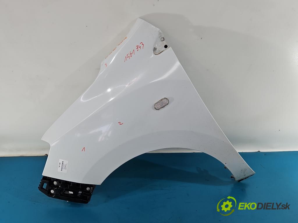 Dacia Dokker 2012- 1.6 16V 102 HP manual 75 kW 1598 cm3 5- blatník predné ľavý  (Blatník predný ľavý)