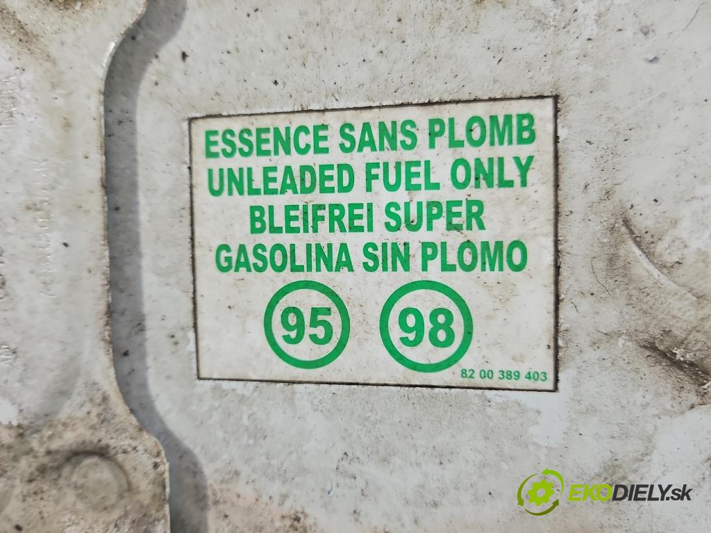 Dacia Dokker 2012- 1.6 16V 102 hp manual 75 kW 1598 cm3 5- Klapka nalévání paliva  (Klika dveří ostatní)