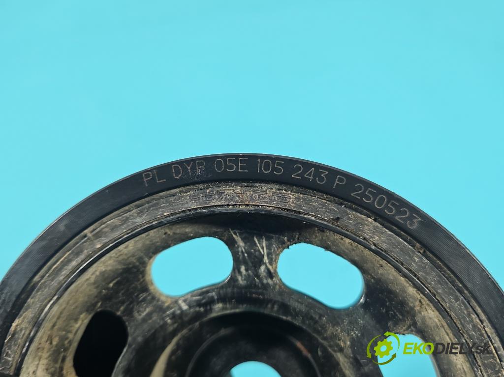 Skoda Scala 2019- 1.5 TSI 150 HP manual 110 kW 1498 cm3 5- koleso pás: hriadele kľukovej 05E105243P