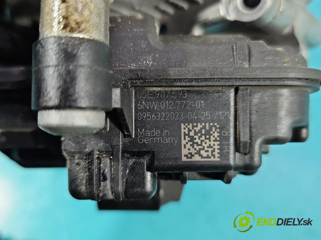 Skoda Scala 2019- 1.5 TSI 150 HP manual 110 kW 1498 cm3 5- čerpadlo voda: 05E907593 (Vodná pumpa)