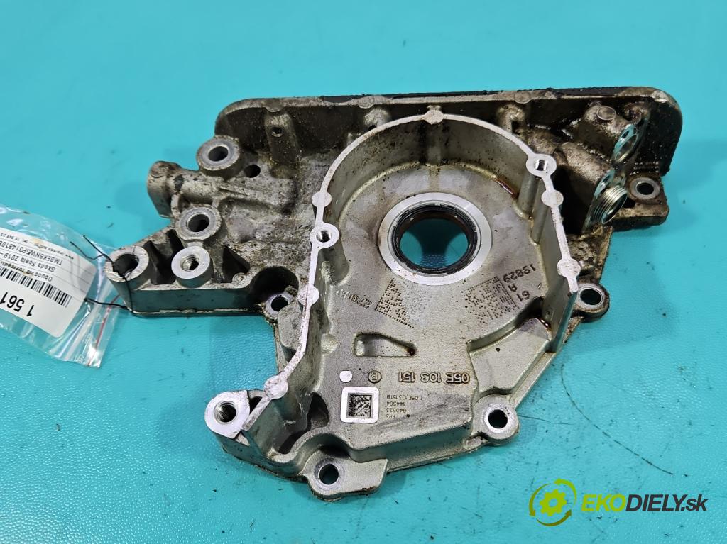 Skoda Scala 2019- 1.5 TSI 150 HP manual 110 kW 1498 cm3 5- obal načasovanie 05E103151B (Kryt motora)