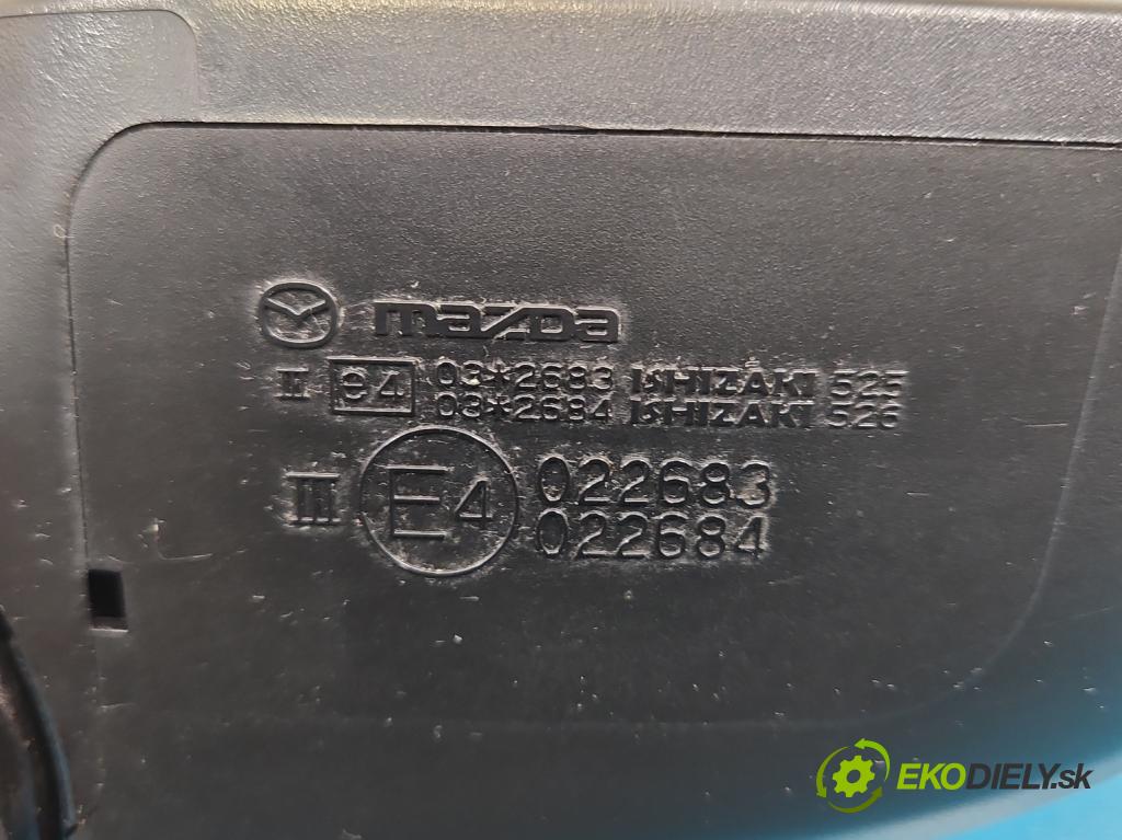 Mazda 2 II 2007-2014 1.3 16V 75 hp manual 55 kW 1349 cm3 5- zpětné zrcátko pravé  (Klika dveří ostatní)