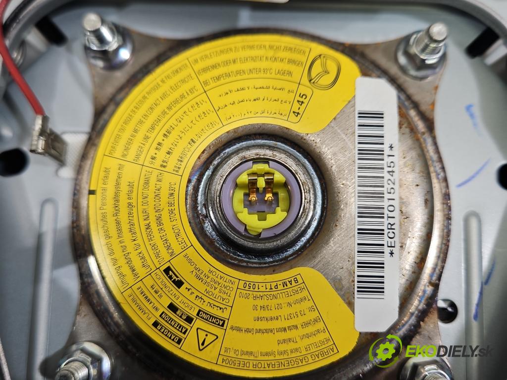 Mazda 2 II 2007-2014 1.3 16V 75 HP manual 55 kW 1349 cm3 5- airbag vzduch: Řidiči: DF7357K0002 (Airbag)