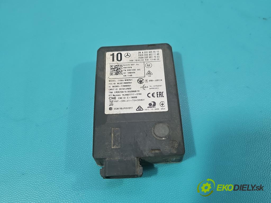 Mercedes S W222 2013-2020 3.0 cdi (656929) 340KM: automatic 250 kW 2925 cm3 4- riadiaca jednotka ostatné A0009055510