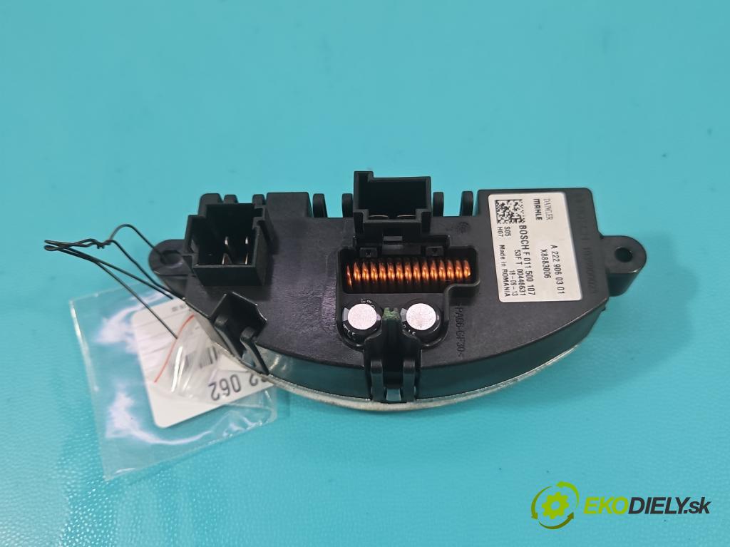 Mercedes S W222 2013-2020 3.0 cdi 656929 340KM: automatic 250 kW 2925 cm3 4- rezistor A2229060301