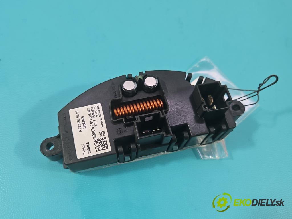 Mercedes S W222 2013-2020 3.0 cdi 656929 340KM: automatic 250 kW 2925 cm3 4- rezistor A2229060301