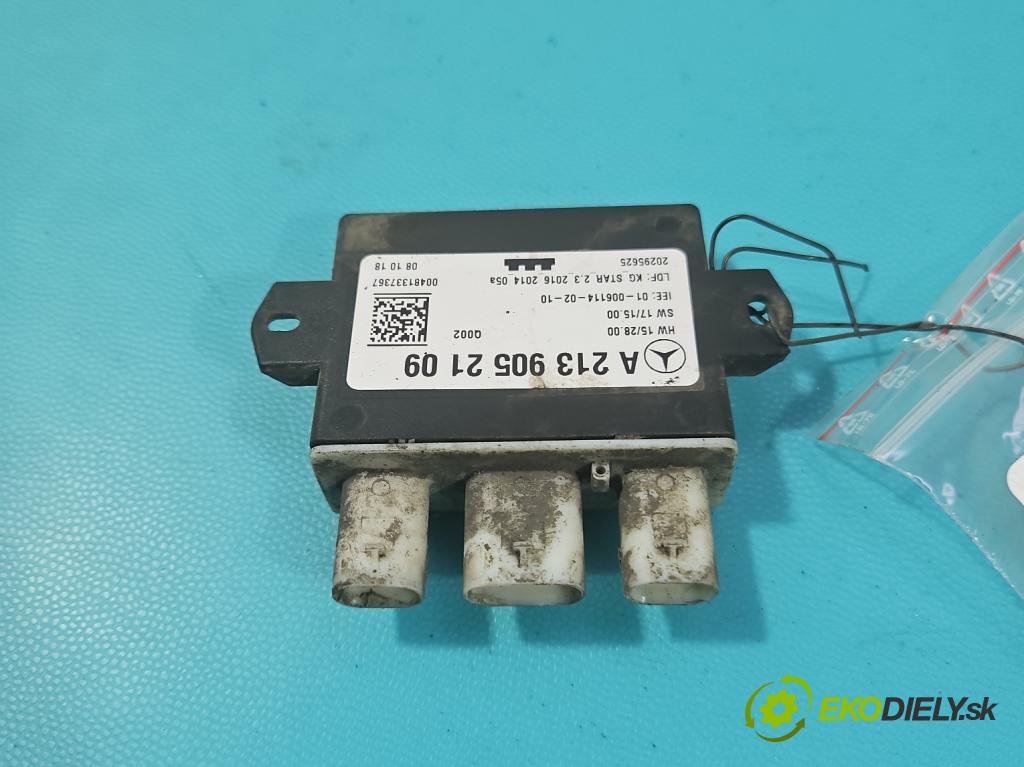 Mercedes S W222 2013-2020 3.0 cdi (656929) 340KM: automatic 250 kW 2925 cm3 4- riadiaca jednotka ostatné A2139052109