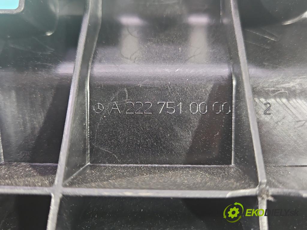 Mercedes S W222 2013-2020 3.0 cdi (656929) 340KM automatic 250 kW 2925 cm3 4- kryt plastová A2227510000