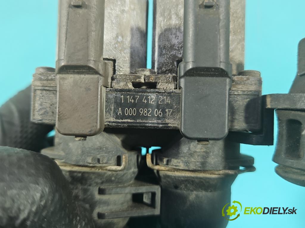 Mercedes S W222 2013-2020 3.0 cdi 656929 340KM automatic 250 kW 2925 cm3 4- ventil ohřívač: A0009820617 (Ventil topení)