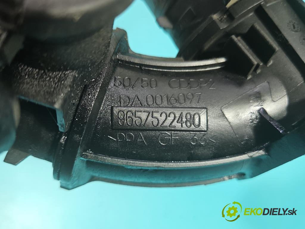 Peugeot 407 2.0 hdi 136 HP manual 100 kW 1997 cm3 5- klapka 9657522480 (Škrtiaca klapka)