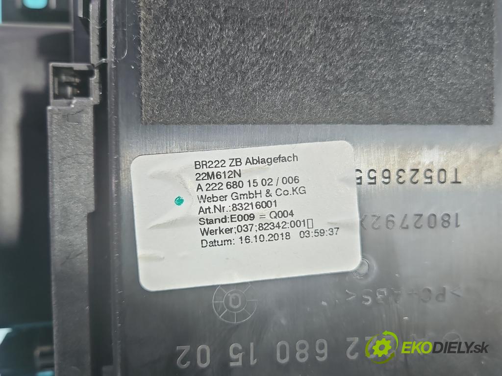 Mercedes S W222 2013-2020 3.0 cdi 656929 340KM: automatic 250 kW 2925 cm3 4- kastlík A2139051100