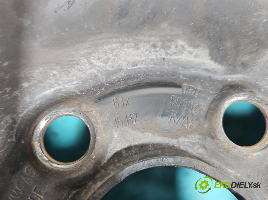 Skoda Rapid 2012-2019 1.2 TSI 86 HP manual 63 kW 1197 cm3 5- Disk oceľový 15"