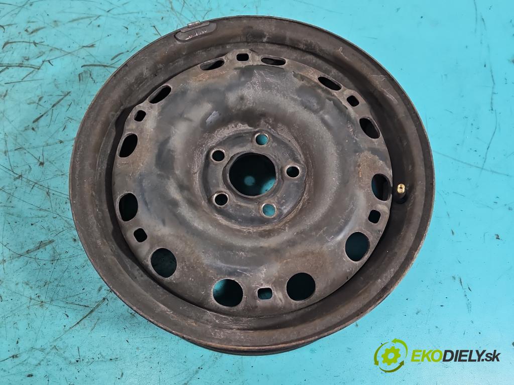 Skoda Rapid 2012-2019 1.2 TSI 86 HP manual 63 kW 1197 cm3 5- Disk oceľový 15"