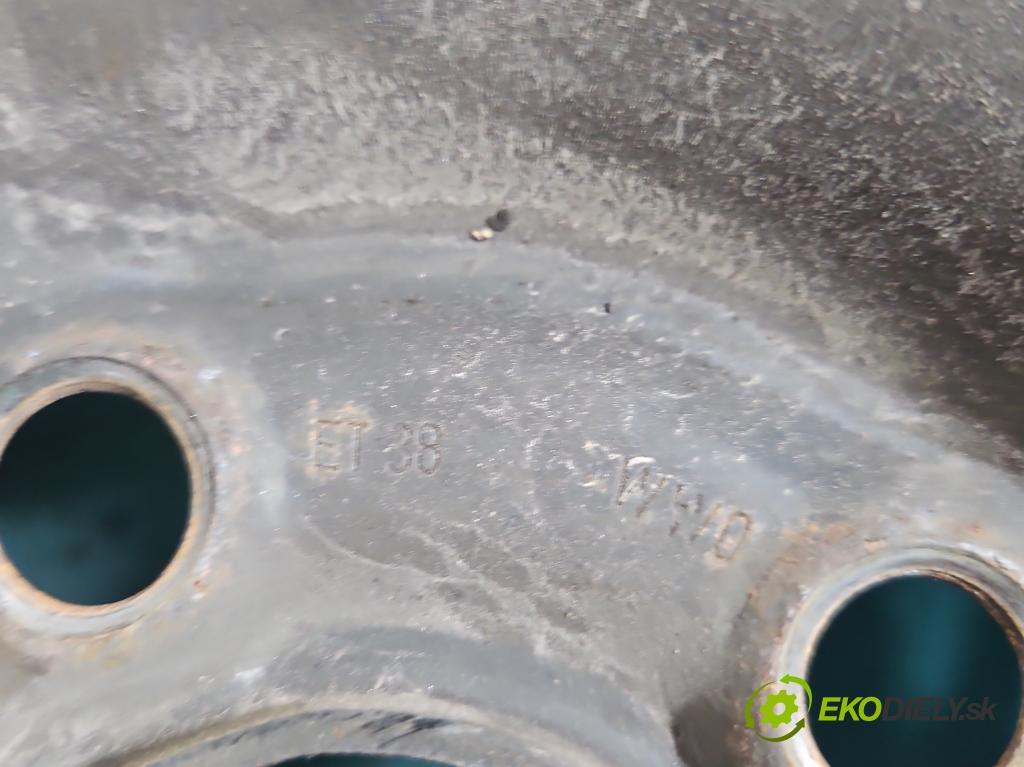 Skoda Rapid 2012-2019 1.2 TSI 86 HP manual 63 kW 1197 cm3 5- Disk oceľový 15"