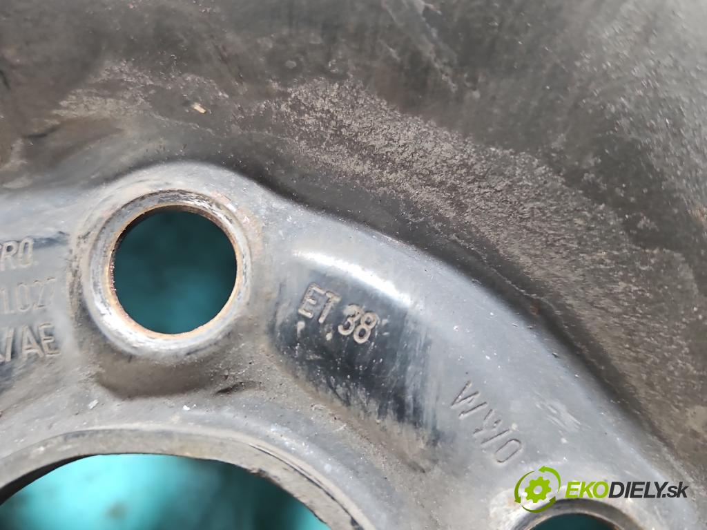 Skoda Rapid 2012-2019 1.2 TSI 86 HP manual 63 kW 1197 cm3 5- Disk oceľový 15"