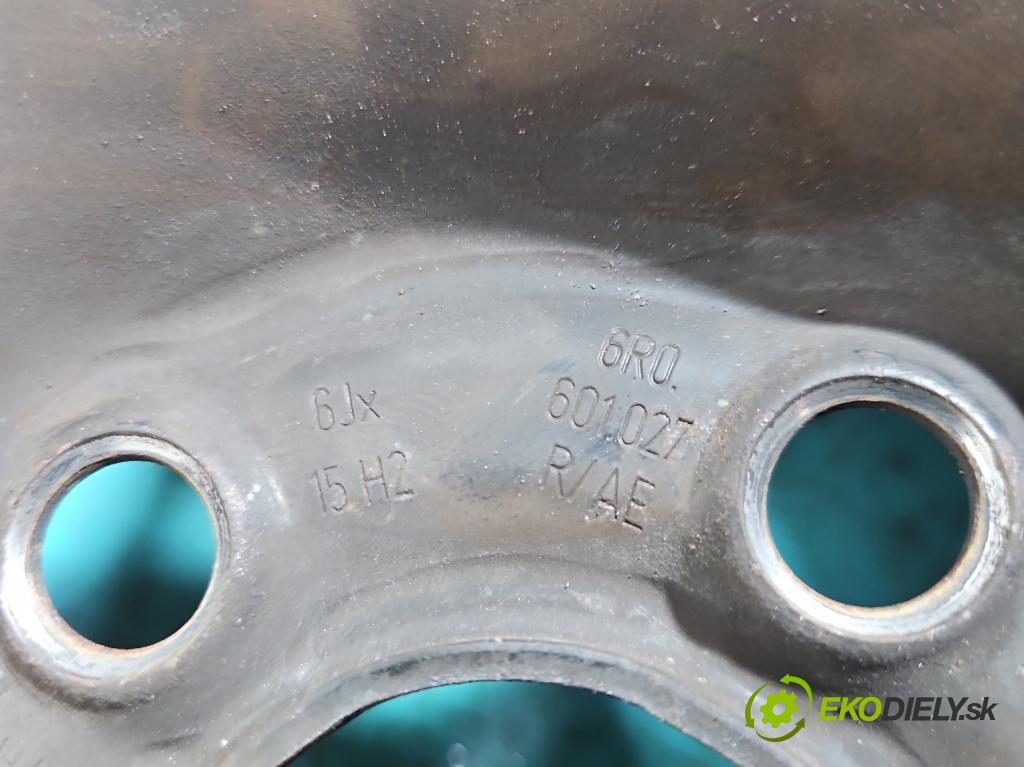 Skoda Rapid 2012-2019 1.2 TSI 86 HP manual 63 kW 1197 cm3 5- Disk oceľový 15"