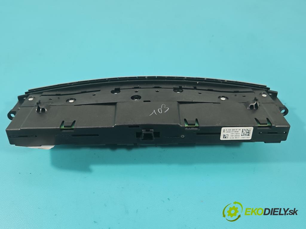 Mercedes S W222 2013-2020 3.0 cdi 656929 340KM: automatic 250 kW 2925 cm3 4- panel kúrenia A2229068104