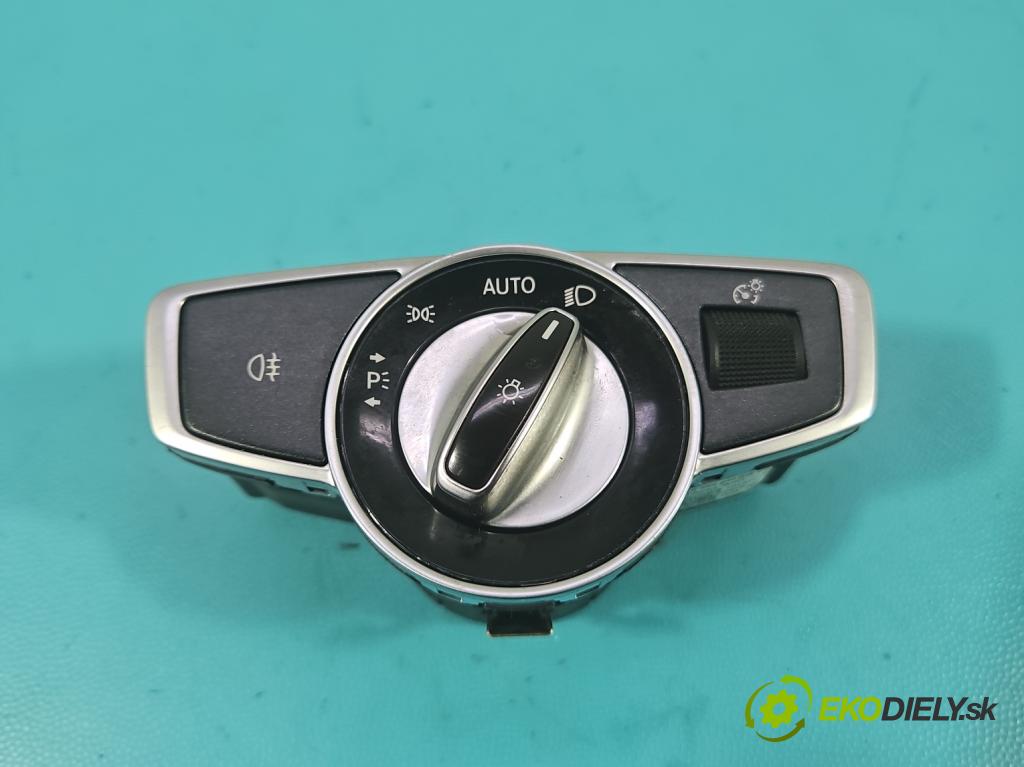 Mercedes S W222 2013-2020 3.0 cdi (656929) 340KM: automatic 250 kW 2925 cm3 4- prepínač světla: na doska: A2229055508