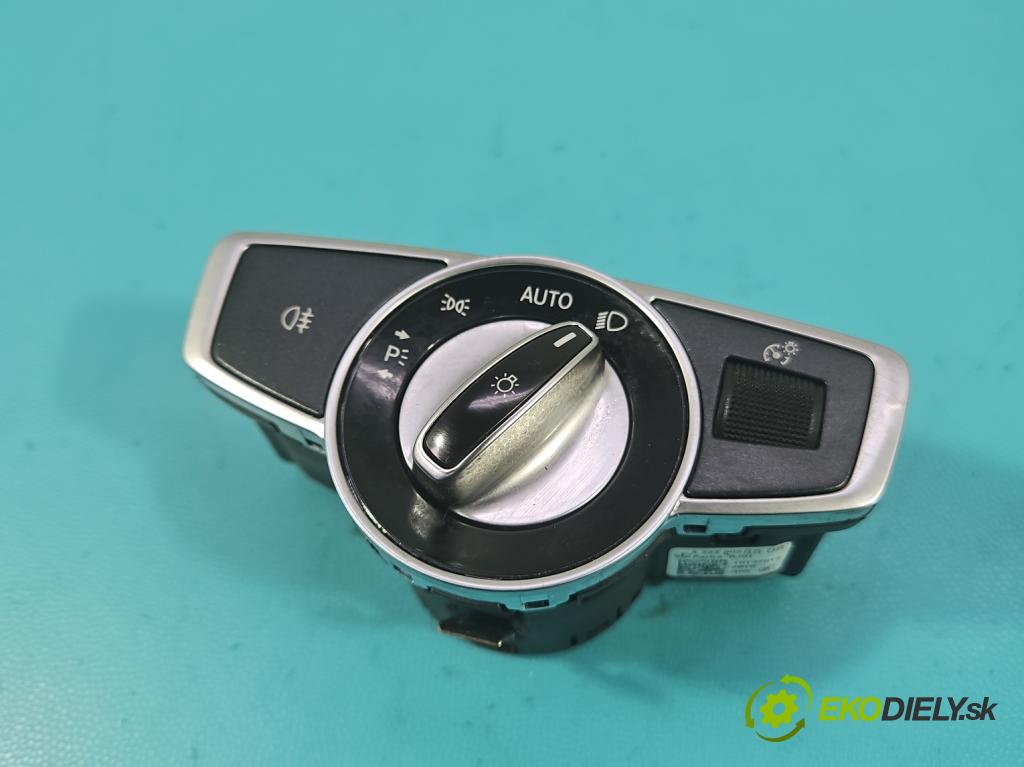 Mercedes S W222 2013-2020 3.0 cdi (656929) 340KM automatic 250 kW 2925 cm3 4- Přepínač světel na deska: A2229055508