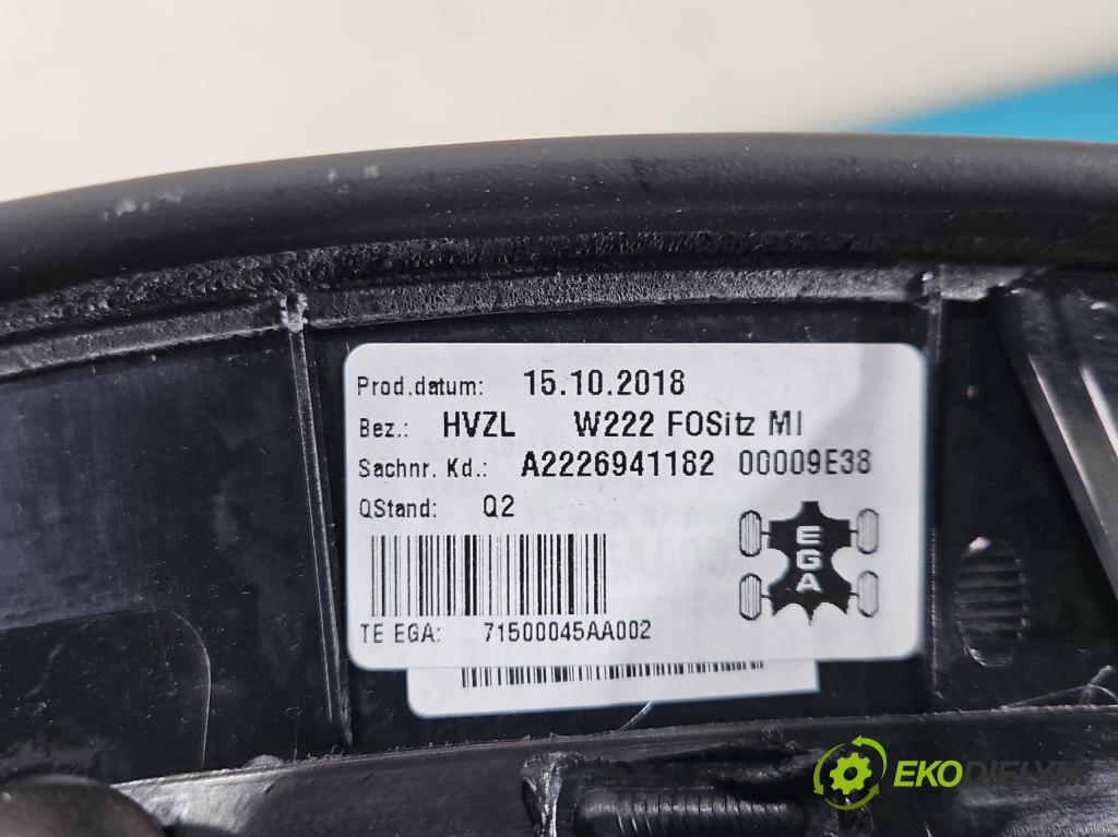 Mercedes S W222 2013-2020 3.0 cdi 656929 340KM: automatic 250 kW 2925 cm3 4- kryt W2226941182