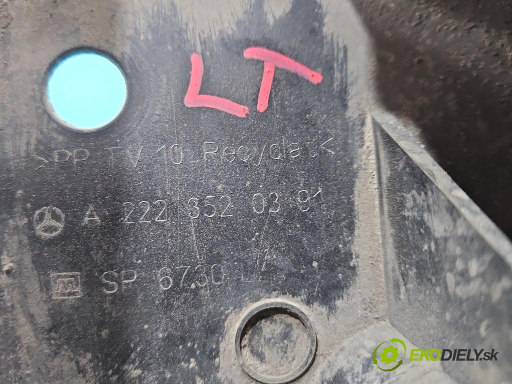 Mercedes S W222 2013-2020 3.0 cdi (656929) 340KM automatic 250 kW 2925 cm3 4- kryt plastová A2223520391