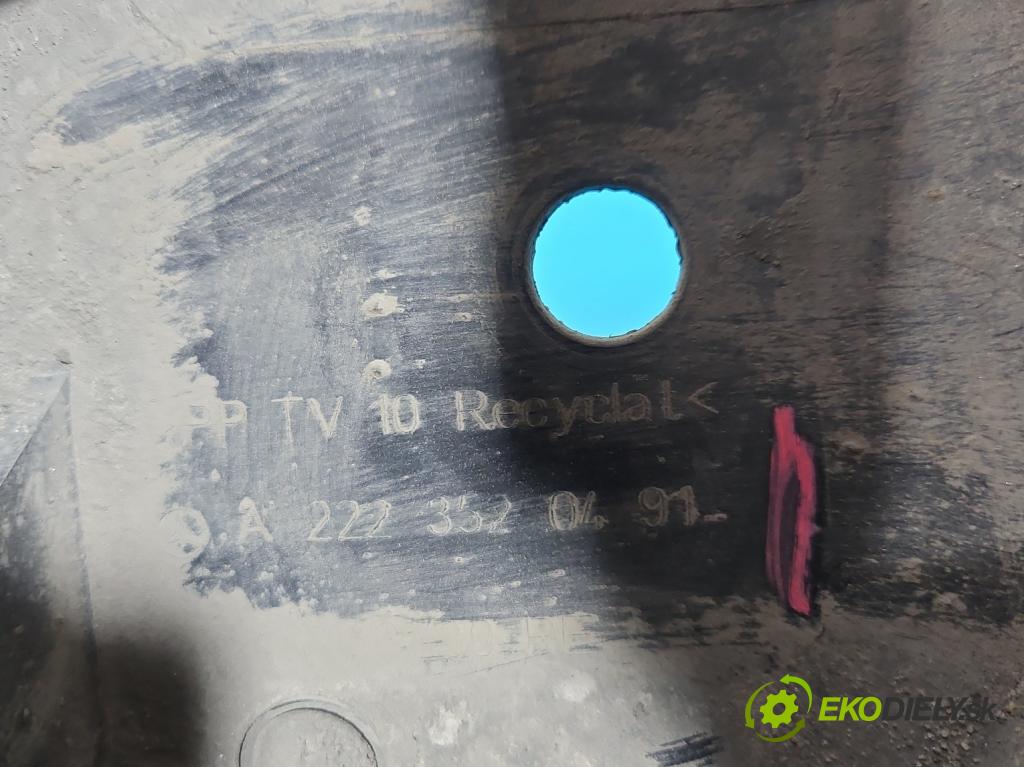 Mercedes S W222 2013-2020 3.0 cdi (656929) 340KM automatic 250 kW 2925 cm3 4- kryt plastová A2223520491