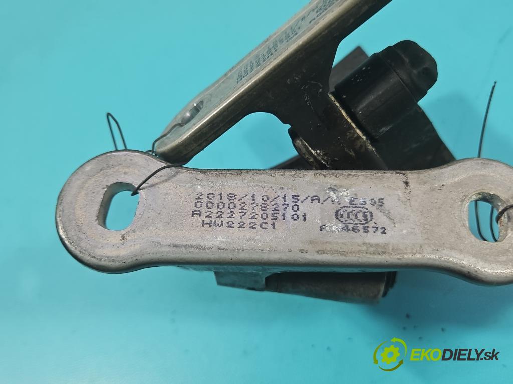 Mercedes S W222 2013-2020 3.0 cdi (656929) 340KM automatic 250 kW 2925 cm3 4- Závěs: dveře přední levý A2227203901