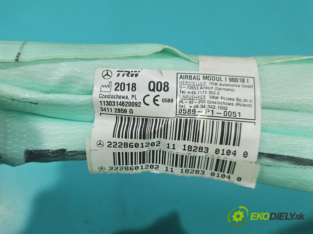 Mercedes S W222 2013-2020 3.0 cdi (656929) 340KM: automatic 250 kW 2925 cm3 4- clona ľavé 2228601202