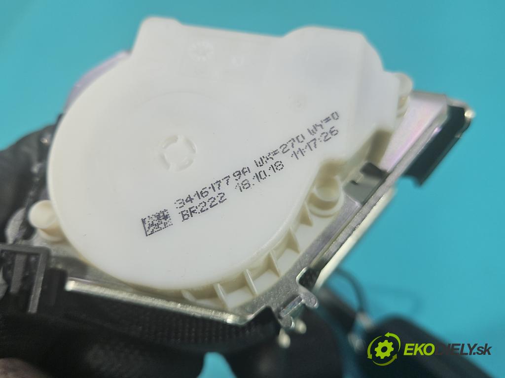 Mercedes S W222 2013-2020 3.0 cdi 656929 340KM: automatic 250 kW 2925 cm3 4- pas bezpečnosť: zadné stredný 34161779A