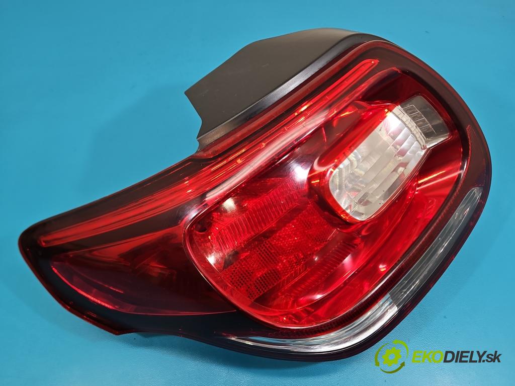 Citroen DS3 2010-2016 1.6 hdi 92 HP manual 68 kW 1560 cm3 3- svetlo / reflektor zadné ľavé 9676973880 (Kľučka dverí ostatné)