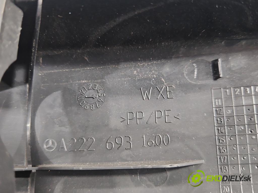 Mercedes S W222 2013-2020 3.0 cdi (656929) 340KM automatic 250 kW 2925 cm3 4- kryt plastová A22269315