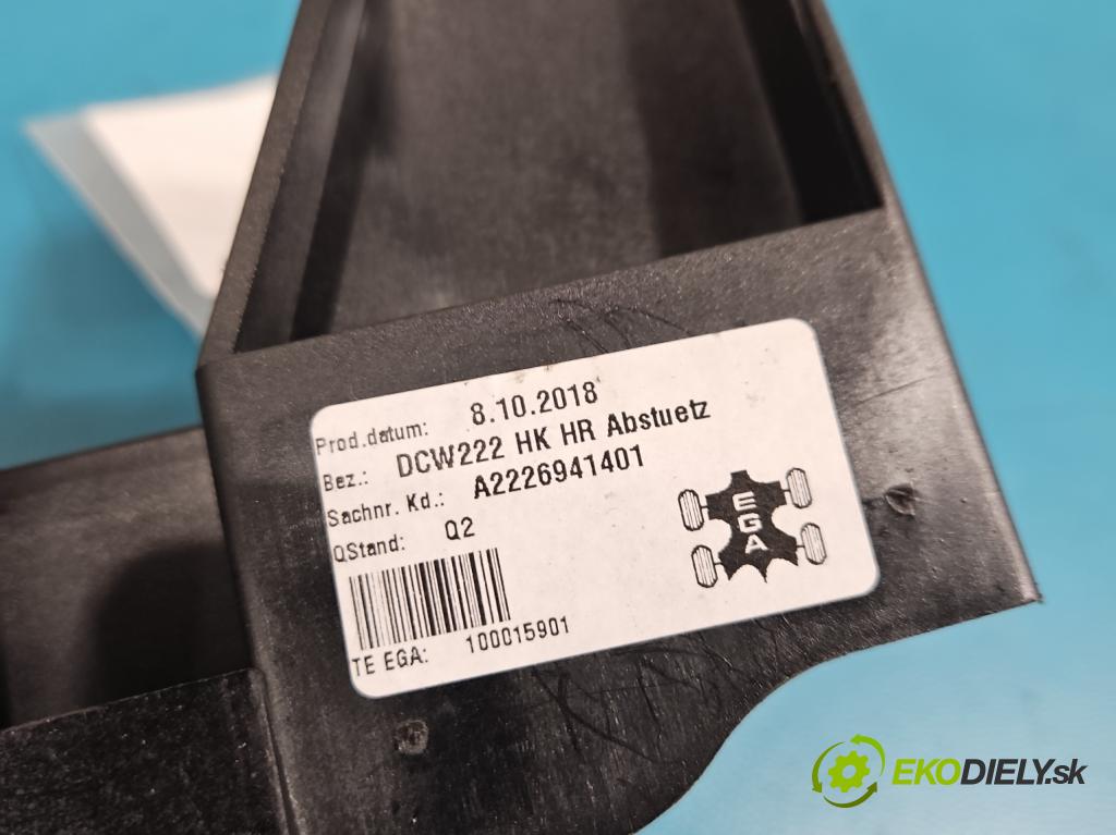 Mercedes S W222 2013-2020 3.0 cdi 656929 340KM: automatic 250 kW 2925 cm3 4- Upevnenie: A2226941401