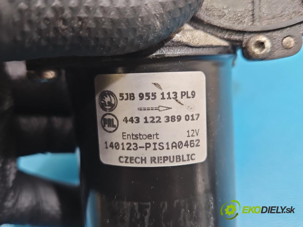 Skoda Rapid 2012-2019 1.2 TSI 86 hp manual 63 kW 1197 cm3 5- motor stěračů přední 5JB955113