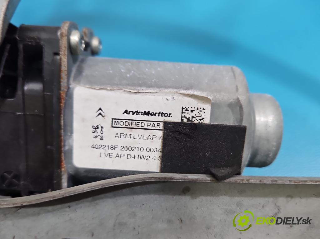 Citroen DS3 2010-2016 1.6 hdi 92 hp manual 68 kW 1560 cm3 3- mechanismus stahování přední levý 402218F