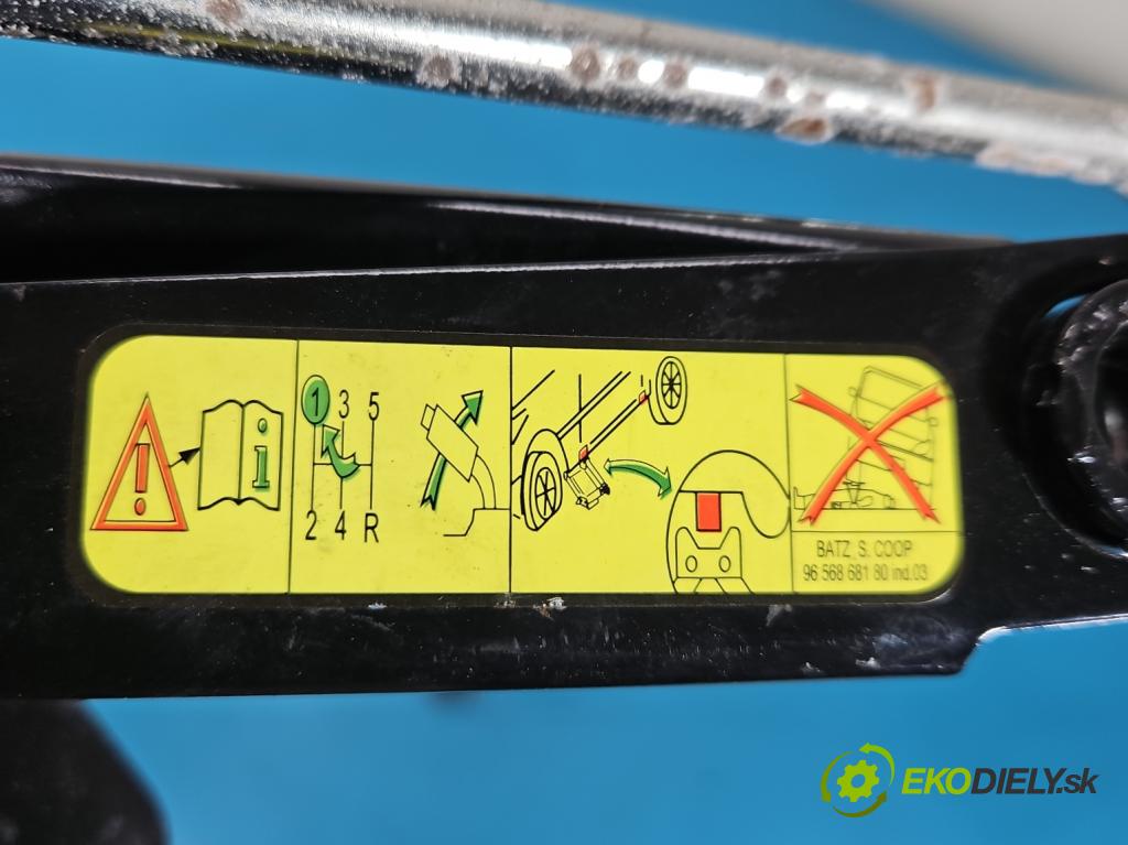 Citroen DS3 2010-2016 1.6 hdi 92 hp manual 68 kW 1560 cm3 3- mechanismus stahování automobilový 9656868180