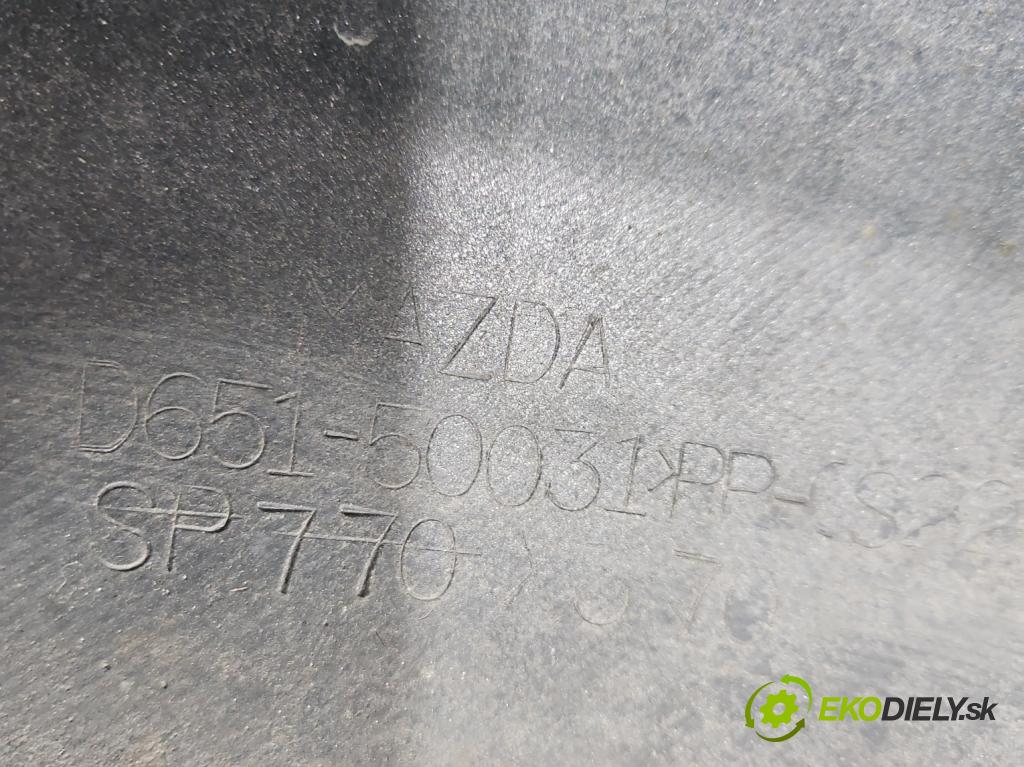 Mazda 2 II 2007-2014 1.3 16V 75 HP manual 55 kW 1349 cm3 5- nárazník predné D651-50031 (Kľučka dverí ostatné)