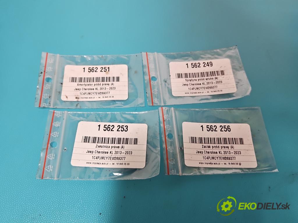 Jeep Cherokee KL 2013-2023 2.0 multijet: 140 HP manual 103 kW 1956 cm3 5- tlmič predné pravý  (Kľučka dverí ostatné)