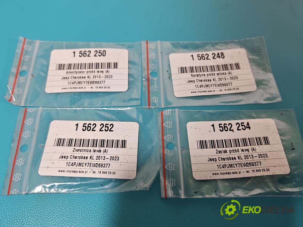 Jeep Cherokee KL 2013-2023 2.0 multijet: 140 HP manual 103 kW 1956 cm3 5- brzdič predné ľavý  (Kľučka dverí ostatné)