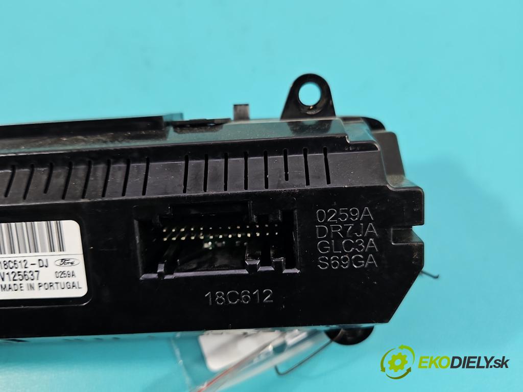 Ford Focus Mk3 2010-2018 1.5 EcoBoost: 150 hp manual 110 kW 1498 cm3 4- palubní deska panel topení F1ET-18C612-DJ