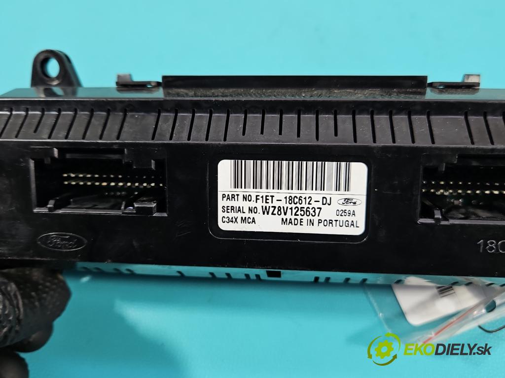 Ford Focus Mk3 2010-2018 1.5 EcoBoost: 150 hp manual 110 kW 1498 cm3 4- palubní deska panel topení F1ET-18C612-DJ