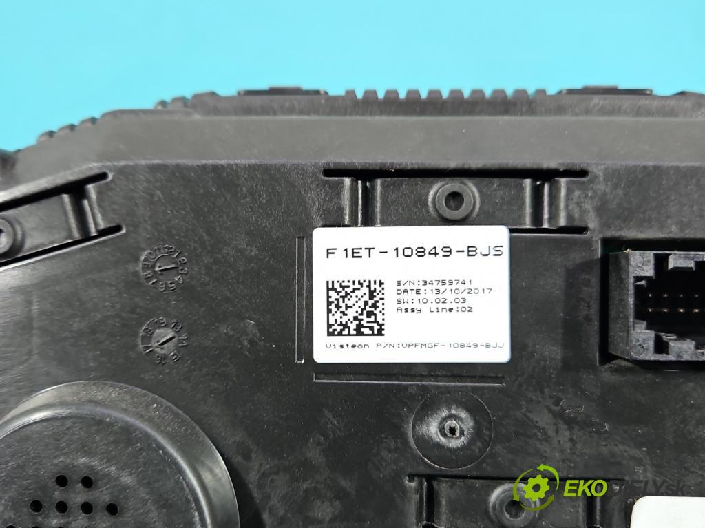 Ford Focus Mk3 2010-2018 1.5 EcoBoost: 150 HP manual 110 kW 1498 cm3 4- prístrojovka/ budíky F1ET-10849-BJS (Prístrojová doska)