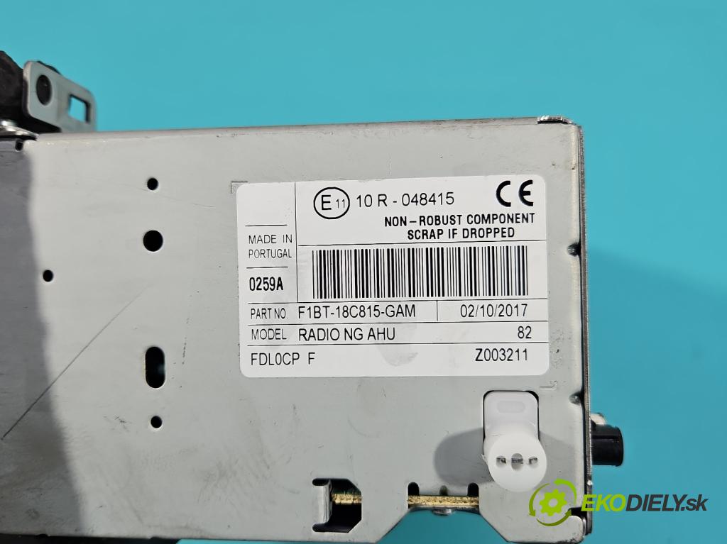 Ford Focus Mk3 2010-2018 1.5 EcoBoost: 150 hp manual 110 kW 1498 cm3 4- Radio továrna: F1BT-18C815-GAM
