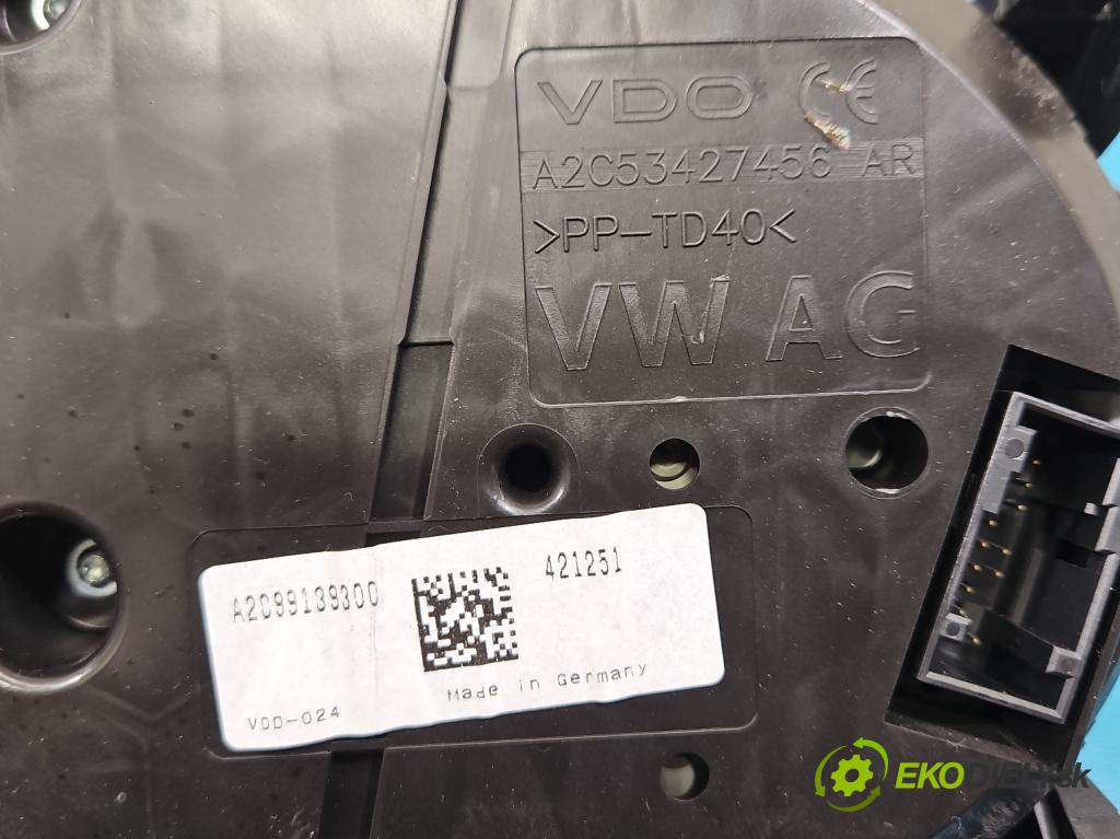 Vw Golf VII 2012-2020 1.2 TSI 86 hp manual 63 kW 1197 cm3 5- Přístrojová deska 5G1920740B (Přístrojová deska)