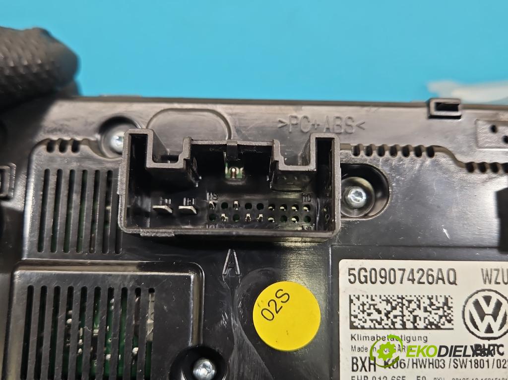 Vw Golf VII 2012-2020 1.2 TSI 86 HP manual 63 kW 1197 cm3 5- panel kúrenia 5G0907426AQ